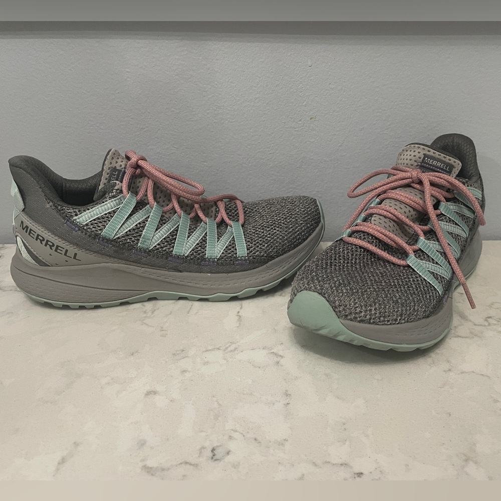 Merrell Gray and Pink Women's Sneakers